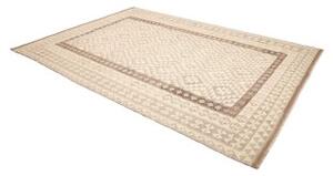 Tappeto Kilim Geometrico Beige Marrone 206x302 Cm