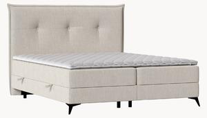 Letto boxspring fatto a mano con contenitore Menzzo, H2