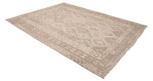 Tappeto Kilim Geometrico Marrone Tortora Beige 209x278 Cm