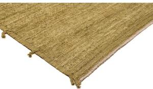 Tappeto Berbero Tinta Unita Verde Oliva Beige 169x249 Cm
