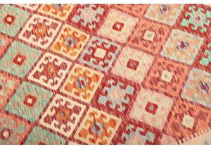 Tappeto Kilim Geometrico Rosso Mattone Avorio 156x197 Cm