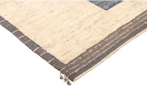 Tappeto Berbero Geometrico Avorio Blu 172x245 Cm