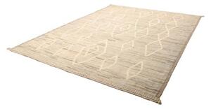 Tappeto Berbero Geometrico Beige Avorio 247x310 Cm