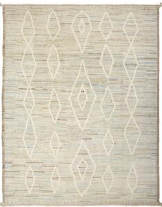 Tappeto Berbero Geometrico Beige Avorio 247x310 Cm