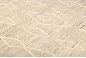 Tappeto Berbero Geometrico Beige Avorio 247x310 Cm