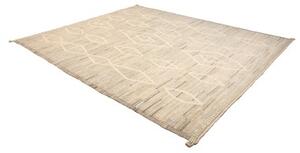 Tappeto Berbero Geometrico Beige Avorio 247x310 Cm
