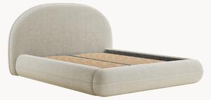Letto imbottito in ciniglia fatto a mano con contenitore Koji