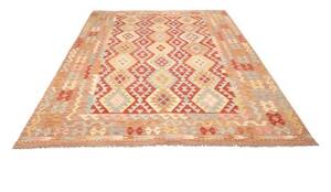 Tappeto Kilim Geometrico Terracotta Multicolore 212x285 Cm