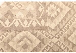 Tappeto Kilim Geometrico Beige Avorio 173x245 Cm