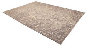 Tappeto Kilim Geometrico Tortora Grigio 213x289 Cm