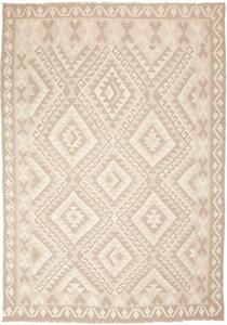 Tappeto Kilim Geometrico Beige Avorio 173x245 Cm