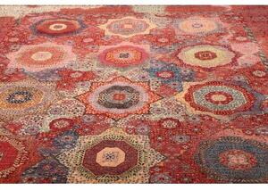 Tappeto Kairo Stilizzato Rosso Multicolore 302x420 Cm