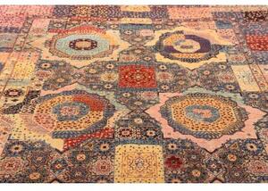 Tappeto Kairo Stilizzato Blu Rosso 200x299 Cm