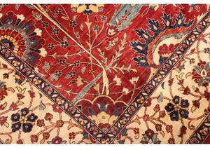 Tappeto Floralia Stilizzato Rosso Avorio 242x340 Cm
