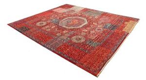 Tappeto Kairo Patchwork Rosso Blu 251x294 Cm