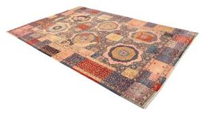 Tappeto Kairo Stilizzato Blu Rosso 200x299 Cm