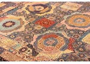 Tappeto Kairo Stilizzato Blu Rosso 200x299 Cm