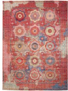 Tappeto Kairo Stilizzato Rosso Multicolore 302x420 Cm