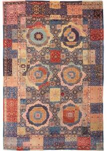 Tappeto Kairo Stilizzato Blu Rosso 200x299 Cm
