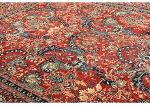 Tappeto Floralia Stilizzato Rosso Blu 275x347 Cm