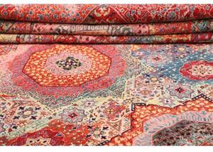 Tappeto Kairo Stilizzato Rosso Multicolore 302x420 Cm