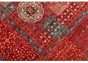 Tappeto Kairo Patchwork Rosso Blu 251x294 Cm