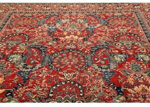 Tappeto Floralia Stilizzato Rosso Blu 275x347 Cm