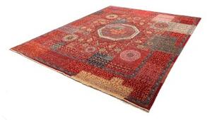 Tappeto Kairo Patchwork Rosso Blu 251x294 Cm