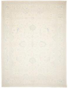 Tappeto Zigler Fine Floreale Avorio Azzurro 276x365 Cm