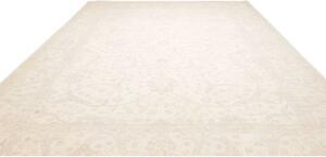 Tappeto Zigler Fine Medaglione Floreale Avorio Beige Chiaro 309x416 Cm