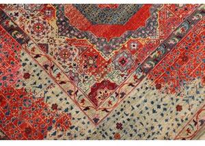 Tappeto Kairo Stilizzato Rosso Multicolore 302x420 Cm