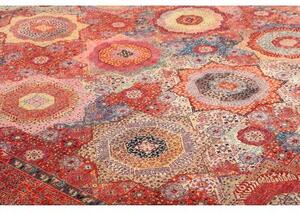 Tappeto Kairo Stilizzato Rosso Multicolore 302x420 Cm