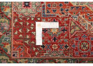 Tappeto Kairo Patchwork Blu Scuro Rosa Cipria 281x350 Cm