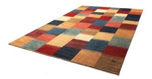 Tappeto Mosaic Geometrico Blu Rosso 244x343 Cm