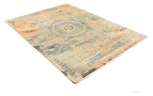 Tappeto Kairo Astratto Azzurro Pesca 150x202 Cm