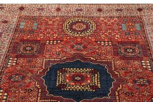 Tappeto Kairo Stilizzato Rosso Azzurro 146x198 Cm