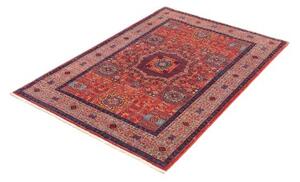 Tappeto Kairo Stilizzato Rosso Blu Scuro 103x147 Cm