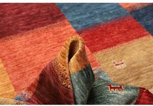 Tappeto Mosaic Geometrico Blu Rosso 244x343 Cm