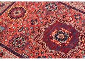 Tappeto Kairo Geometrico Rosso Ruggine Blu Notte 84x120 Cm