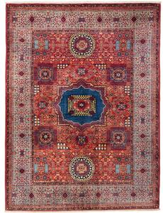 Tappeto Kairo Stilizzato Rosso Azzurro 146x198 Cm