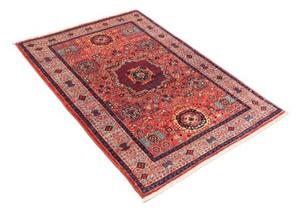 Tappeto Kairo Geometrico Rosso Ruggine Blu Notte 84x120 Cm