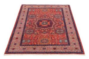 Tappeto Kairo Stilizzato Rosso Blu Scuro 103x147 Cm