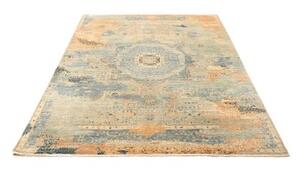 Tappeto Kairo Astratto Azzurro Pesca 150x202 Cm