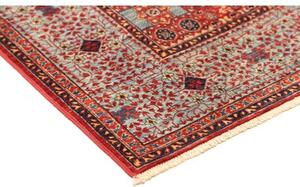 Tappeto Kairo Stilizzato Rosso Azzurro 146x198 Cm