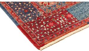 Tappeto Kairo Patchwork Blu Rosso 117x179 Cm