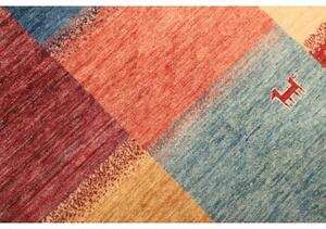 Tappeto Mosaic Geometrico Blu Rosso 244x343 Cm