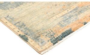 Tappeto Kairo Astratto Azzurro Pesca 150x202 Cm