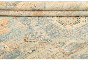Tappeto Kairo Astratto Azzurro Pesca 150x202 Cm