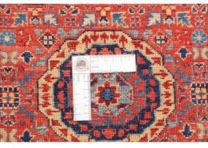 Tappeto Kairo Geometrico Rosso Ruggine Blu Notte 84x120 Cm