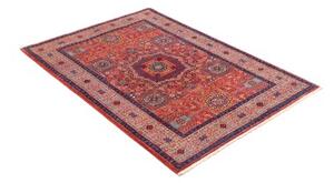 Tappeto Kairo Stilizzato Rosso Blu Scuro 103x147 Cm